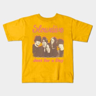 Slowdive Vintage 1989 // Just for a Day Original Fan Design Artwork Kids T-Shirt